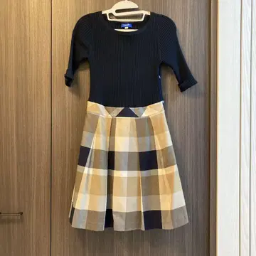BLUE LABEL CRESTBRIDGE 반팔 무릎 기장 원피스 38