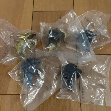 제일복권 고질라 대괴수 열전 G G상 몬스터 헤드 마그넷 세트