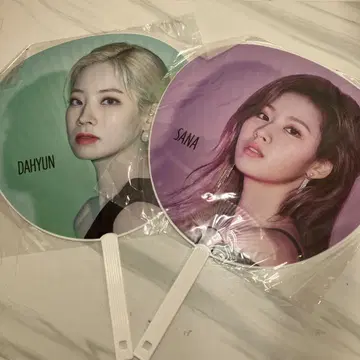 TWICE LIGHTS 부채 2장 세트