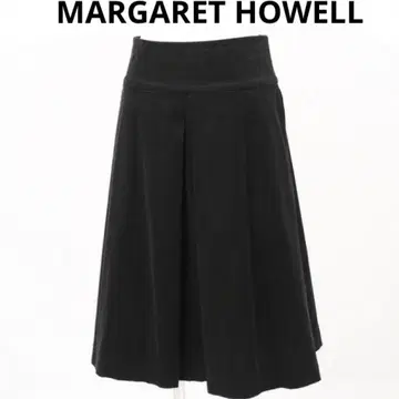 MARGARET HOWELL 스커트 코듀로이 인버티드 플리츠
