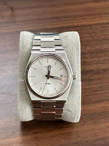 티쏘 PRX 35mm 실버 다이얼