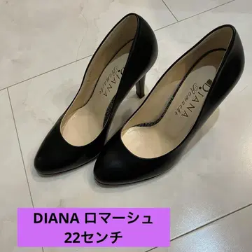 다이애나 Romache 펌프스 블랙 22cm 포멀 DIANA