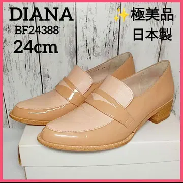 다이애나 바이컬러 코인 로퍼 펌프스 일본제 컨디션 최상 24cm 1개
