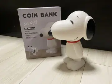 새상품 스누피 소프트 비닐 저금통 인테리어 SNOOPY