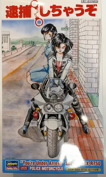 하세가와 1/12 스즈키 GSX-R750 화이트 바이 사양 SP495