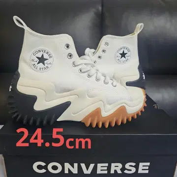 컨버스 랜스 모션 하이컷 24.5cm/화이트