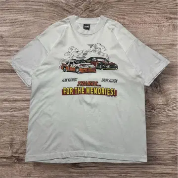 90s 프룻 오브 더 룸 USA제 빈티지 T XL 화이트 나스카 6625