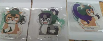 닌자 타마 란타로 동물 포제 아크릴 스탠드 3개 세트