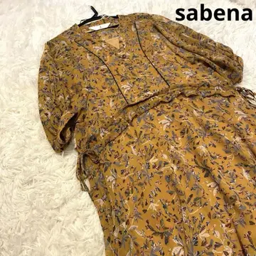 sabena 사베나 꽃무늬 튜닉 리본 보타니컬