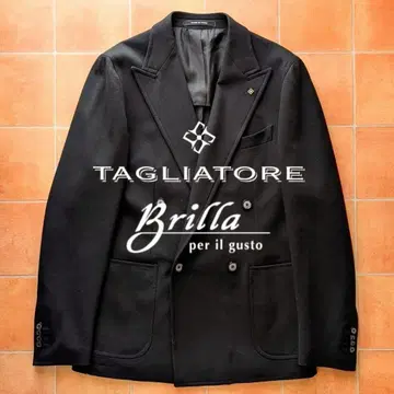 TAGLIATORE Brilla 더블 자켓 블랙 저지 46