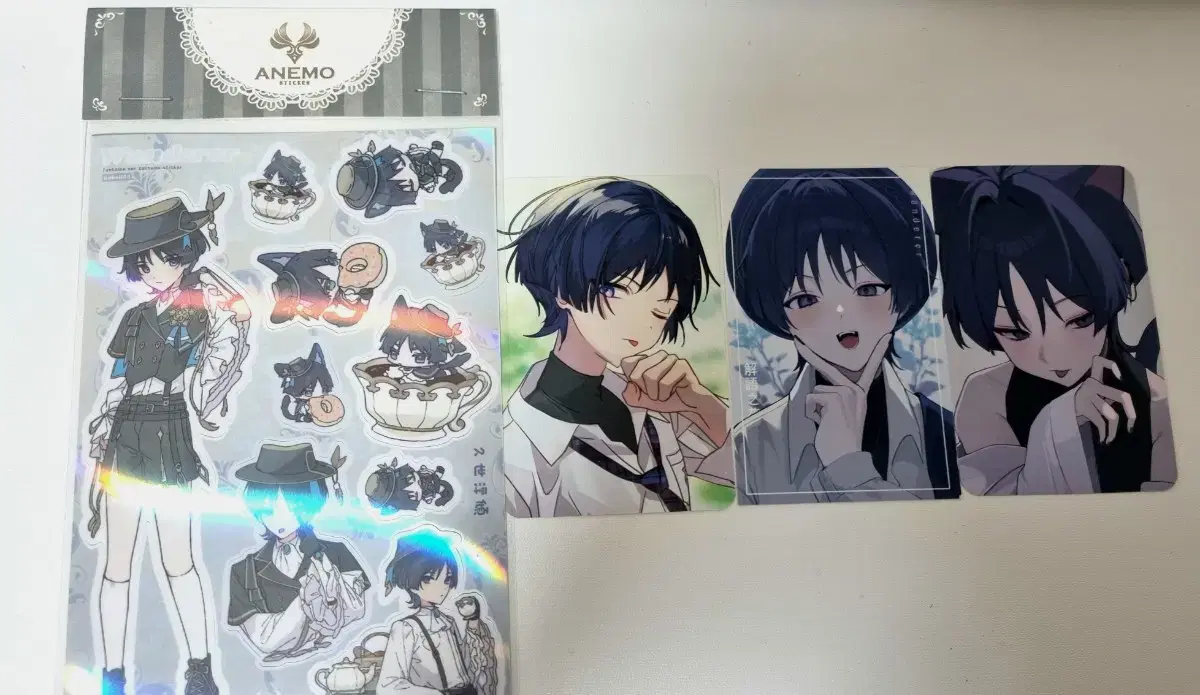 Genshin Impact Wanderer Scaramouche Unofficial Goods Sticker Poca Photocard