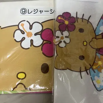 헬로키티 당첨 복권 거즈 타월