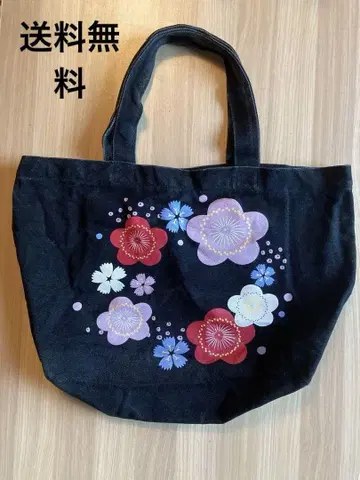 일본풍 패턴 토트백