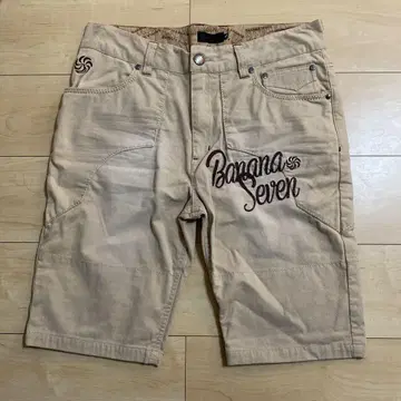 Banana Seven 베이지 XL 남성용 하프 팬츠