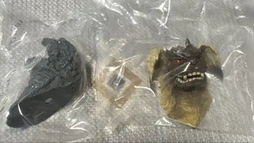 제일복권 고질라 대괴수 열전 G G상 몬스터 헤드 마그넷 2종