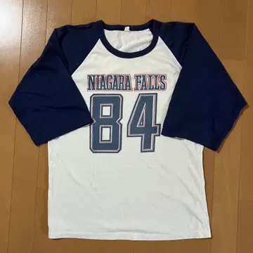 80s NIAGARA FALLS 84 XL 염색 프린트 빈티지