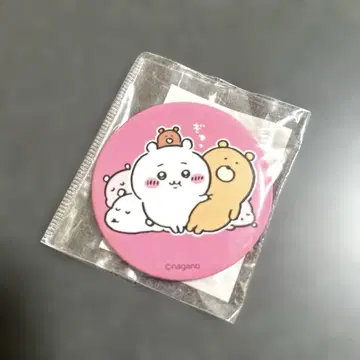 치이카와 빌리지 뱅가드 한정판 캔뱃지 핑크