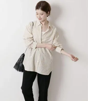 Spick and Span 에어리 튜닉 셔츠
