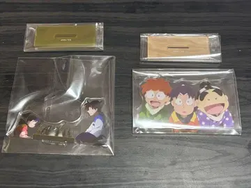 도이 선생님 & 키리마루 란타로 & 키리마루 & 신베 아크릴 스탠드 세트