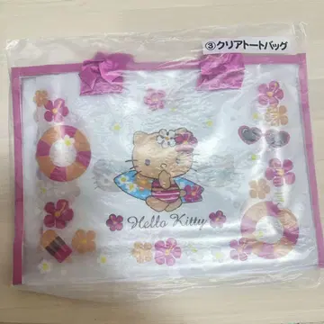 헬로키티 클리어 토트백