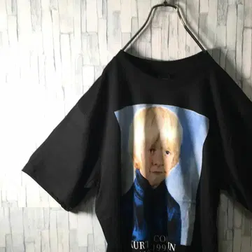 USA제 커트 코베인 추모 티셔츠 너바나 인기 XL 블랙 유년기