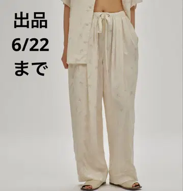 새상품 TODAYFUL 투데이풀 Swallow Satin Pants