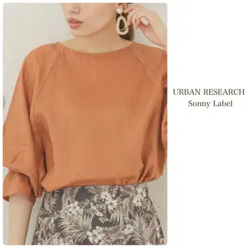 URBAN RESEARCH 써니 라벨 린넨 블라우스