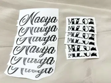 MAZZEL 타투 씰 NAOYA 6장