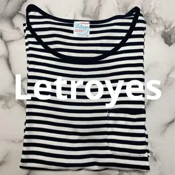 Letroyes 루트로와 티셔츠 보더 남성용/여성용 프랑스제