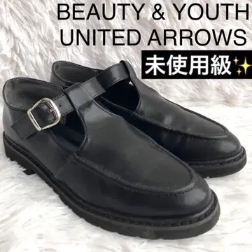로퍼 여성용 23.5 블랙 BEAUTY&YOUTH T자 스트랩