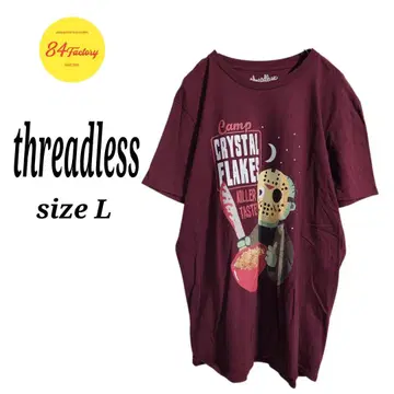 threadless 숏 슬리브 프린트 티셔츠 반팔 남성용 L