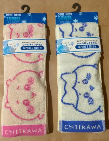 치이카와 보냉제 포함 쿨 넥 타월 머플러 타월 2종