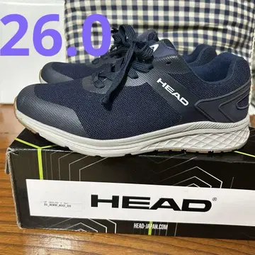 HEAD 스니커즈 26.0 네이비 네이비 끈 신발