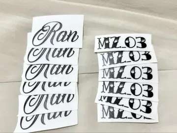MAZZEL 타투 씰 RAN 6장