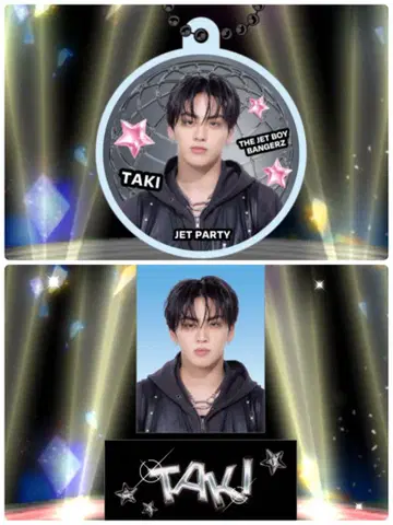TJBB 후루시마 타키 클리어 참 스티커 세트 TAKI