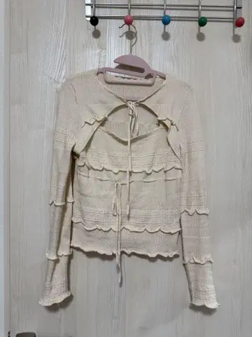 MOUSSY 마우지 BOW DESIGN 니트탑
