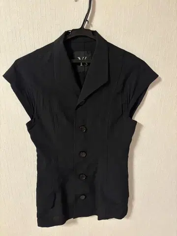 Y's 블랙 반팔 셔츠 와이즈