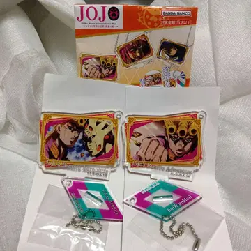 죠죠 죠르노 사진 아크릴 키링