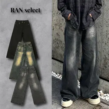 RAN 선택 아이템 플레어 데님 팬츠 S 사이즈