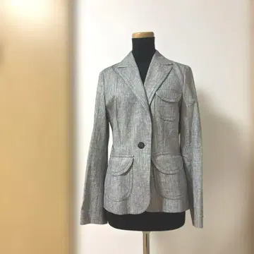 미사용품 SCAPA 스카파 38 린넨 70% 면 30% 자켓