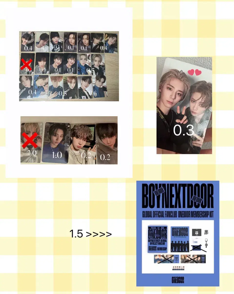 Unstanning) Boynextdoor photocard poca wts!
