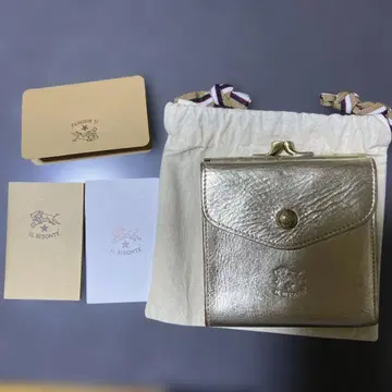 일비종떼 두겹 지갑 골드
