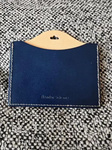 hender scheme 핸더 스킴 가죽 네이비 카드 케이스