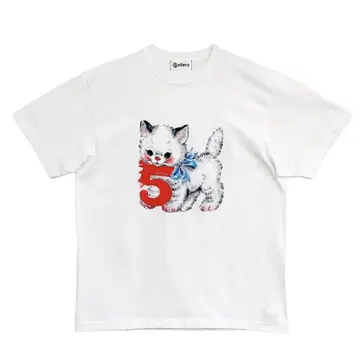&ellecy 5번째 고양이 티셔츠