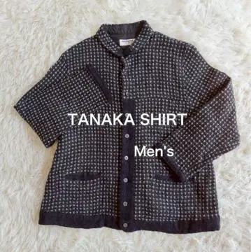TANAKA SHIRT 두꺼운 원단 울 셔츠 자켓 M 남성용
