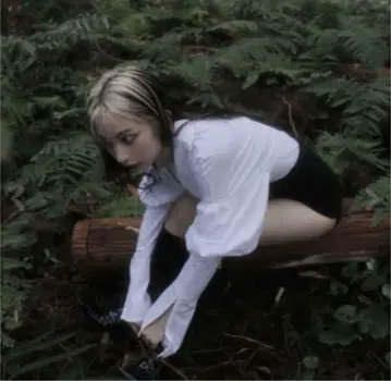 멜트 더 레이디 MELT THE LADY 오픈 커넥트 블라우스 화이트