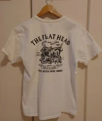 THE FLAT HEAD 코마츠 미우라 씨 콜라보 티셔츠