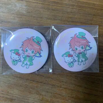 컬러풀 피치 산리오 캔뱃지 자파파