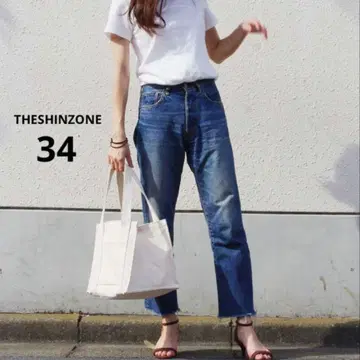 THE SHINZONE  더 신존 컷오프 데님 34