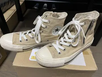 CONVERSE ALL STAR 베이지 하이컷 스니커즈 24cm